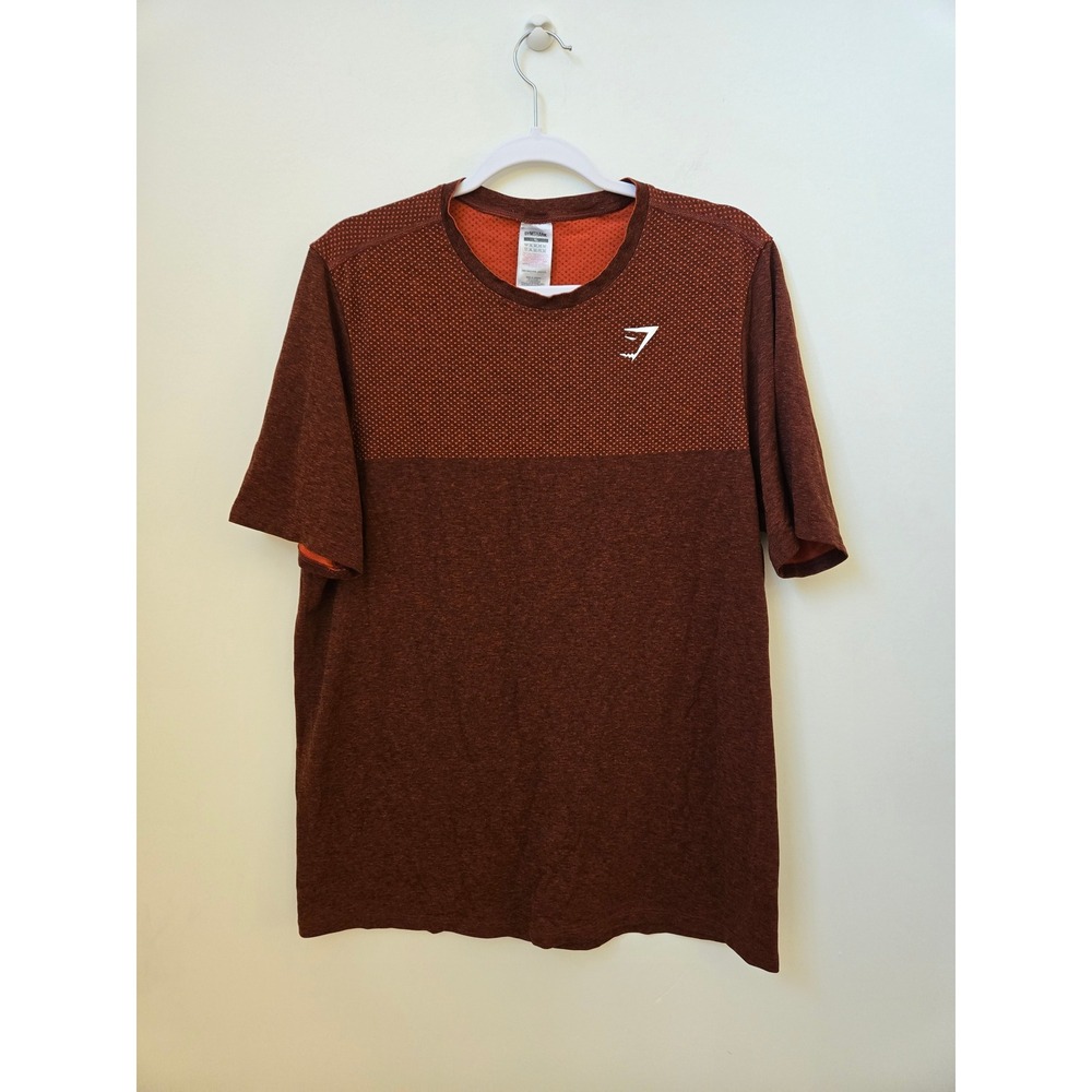 Gymshark Seamless Performance Athletic‎ Training T-Shirt XL Orange
